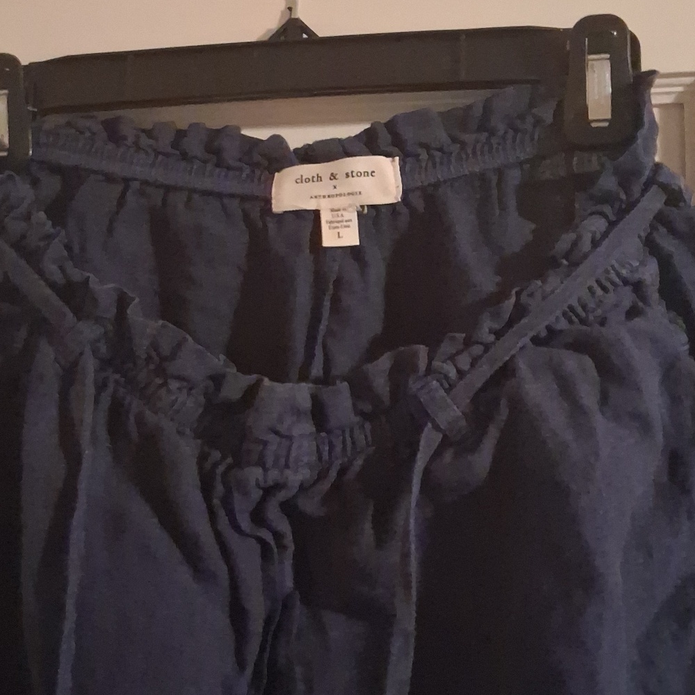 Cloth and stone Navy Wide-Leg Pants - Picture 3 of 6